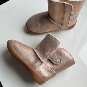 UGG Metallic Pink Toddler Boots
